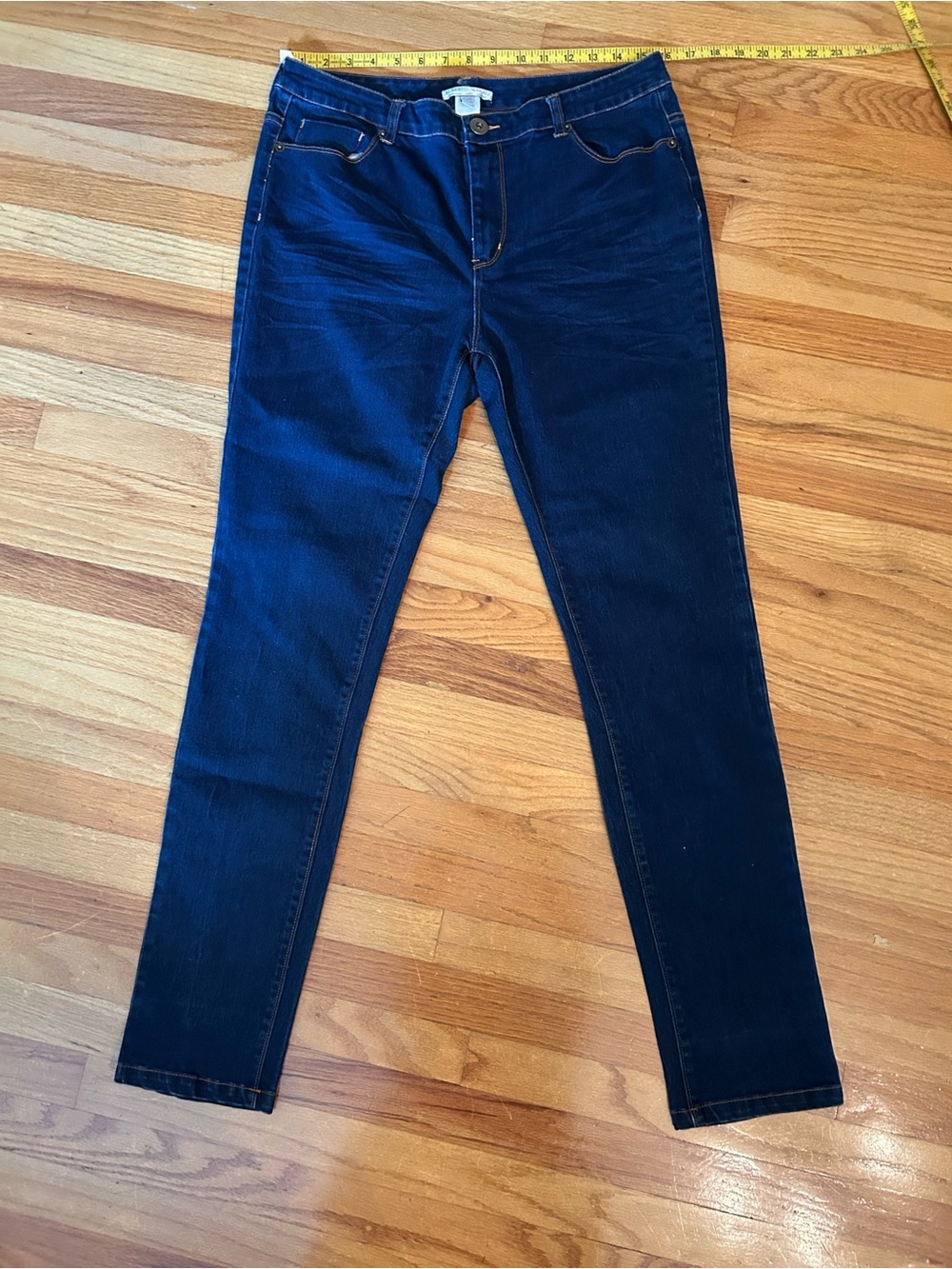 Alberto Makali Dark Blue Stretch Skinny Jeans Size 10